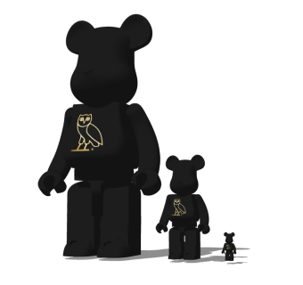 积木熊 玩偶 摆件 bearbrick kaw模型